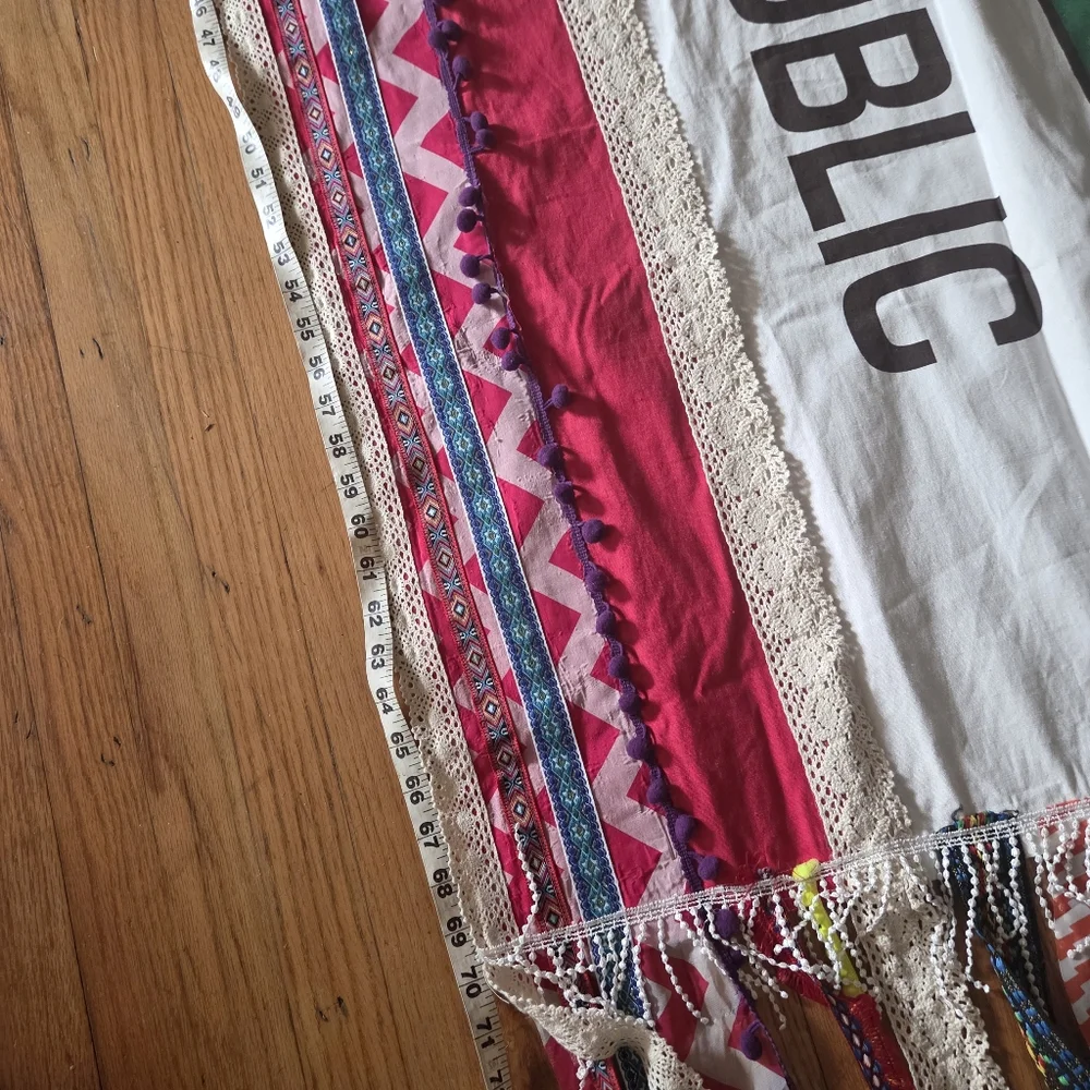 PacSun California Republic Bear Flag Boho Tapestry Wall Hanging NWT